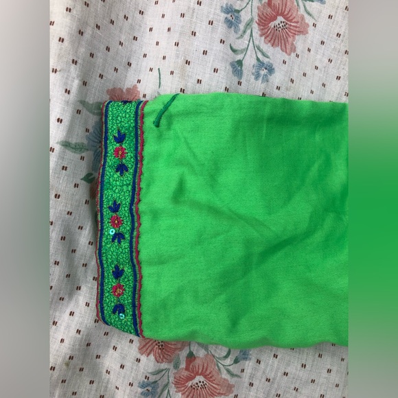 Bohemian Embroidered Sequin Floral Tunic Dress Beach Cover - Picture 9 of 15